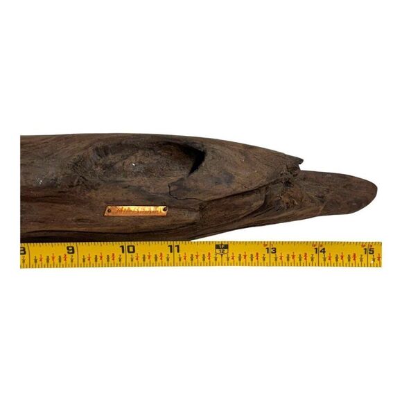 Mid-Century Modern Brutalist Driftwood & Metal Sculpture - Picture 6 of 11